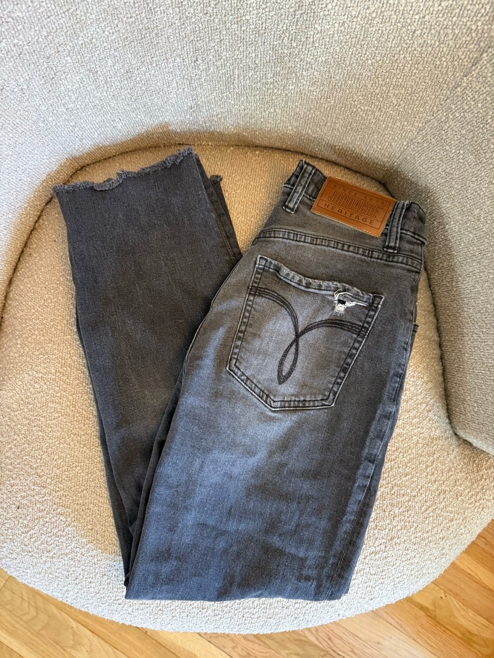 Classic Gray Jeans with Subtle Fade - Heritage